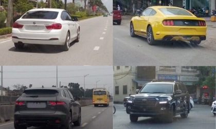 Nghị định 168 - Lỗi trừ 6 điểm GPLX ô tô: Đưa phương tiện không gắn biển số xe ra đường